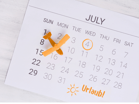 Urlaubskalender mit Feiertagen und Fenstertagen 2026