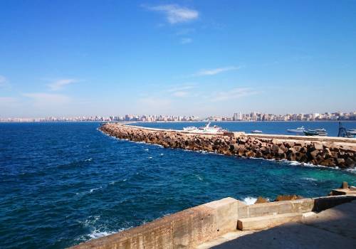 Die Küste von Alexandria