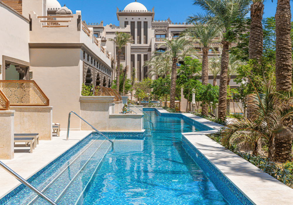 Die Swim-Up Zimmer mit direktem Poolzugang sind ein besonderes Highlight des Hotels. 
