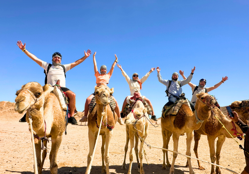 Kamelreiten ist ein absoluter Klassiker für Ausflüge im Hurghada Urlaub