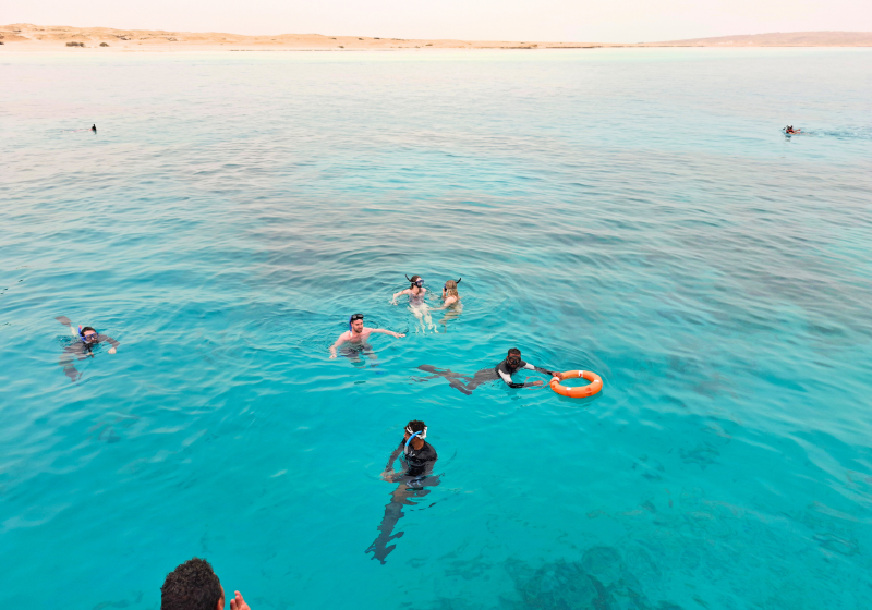 Schnorcheln im Roten Meer war eines der Highlights während unserer Marketing Reise nach Ägypten