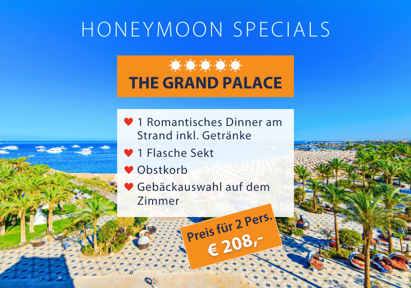 Urlaub für Paare am Meer - Honeymoon special Grand Palace