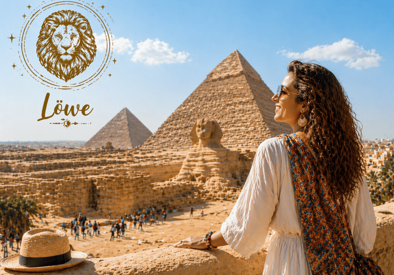 Laut Urlaubshoroskop ist eine Tour zu den Pyramiden von Gizeh in Kairo der perfekte Ägypten Ausflug für das Sternzeichen Löwe