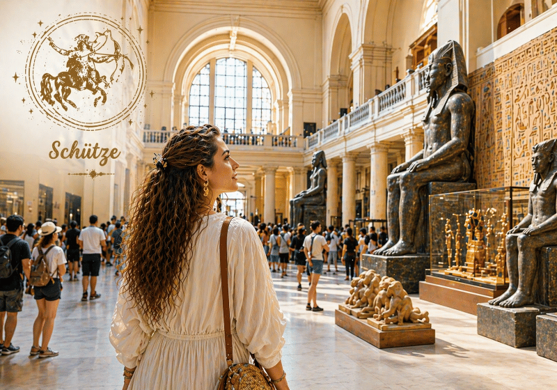 Laut Urlaubshoroskop ist ein Besuch im Großen Ägyptischen Museum der perfekte Ägypten Ausflug für das Sternzeichen Schütze
