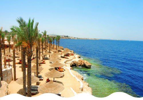 Blick auf das 5-Sterne Hotel The Grand Hotel Sharm El Sheikh