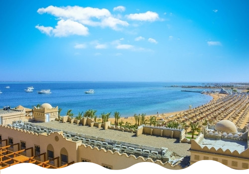 Blick auf das 5-Sterne Hotel Siva Grand Marina