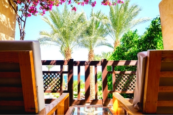 Balkonblick in einem der 21 Red Sea Hotels Luxus Urlaub in Ägypten in den Red Sea Hotels
